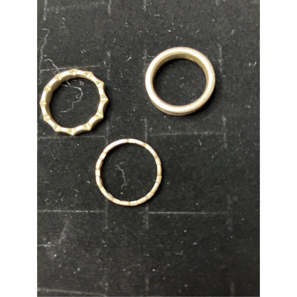 Silpada’s Set of Three Delicate Sterling Silver Stacking Rings